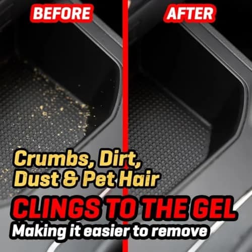 CarPlan Demon Slime Car Interior Cleaner Gel, 5.6 Oz (Pack of 6) | Residue-Free Dust & Dirt Removal thumbnail 2