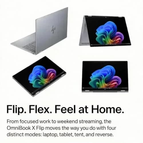 HP OmniBook X Flip 16 2-in-1 Laptop 16" OLED Touch | AMD Ryzen AI 5 430, 16GB RAM, 512GB SSD thumbnail 5