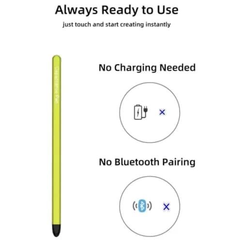 Qenw Slim-Green S Pen for Galaxy Z Fold 8 Ultra & Compatible Models | Lightweight Aluminum, No Battery thumbnail 4