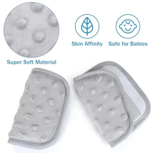 Accmor Car Seat Strap Pads for Baby Kids Toddler | Soft Shoulder Covers for All Baby Car Seats thumbnail 4