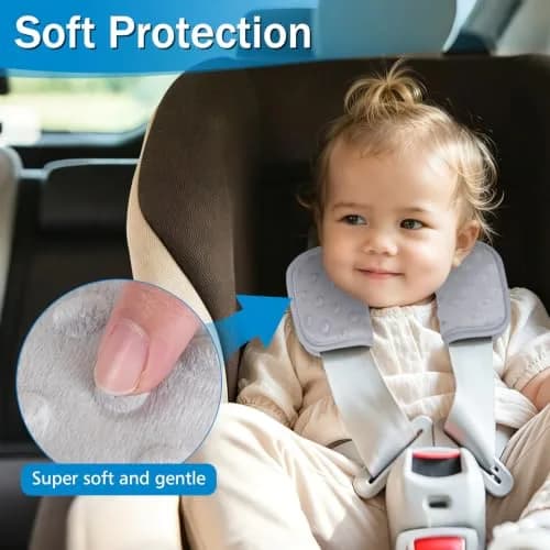 Accmor Car Seat Strap Pads for Baby Kids Toddler | Soft Shoulder Covers for All Baby Car Seats thumbnail 5