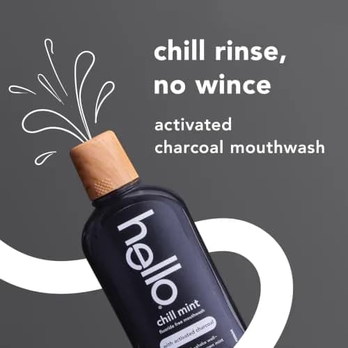 hello Epic Whitening Activated Charcoal Toothpaste & Chill Mint Mouthwash Bundle | 4 oz Toothpaste (3pk) & 17.6 Fl Oz Mouthwash (3pk) thumbnail 5