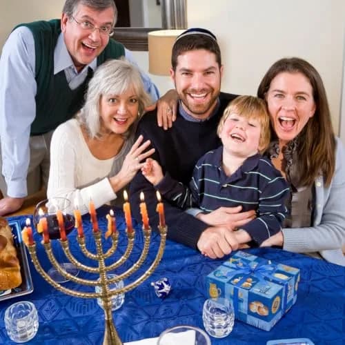 Boerni Hanukkah Tissue Paper with Blue Gold Menorahs 50 Sheets | Festive Gift Wrapping & Crafts thumbnail 7