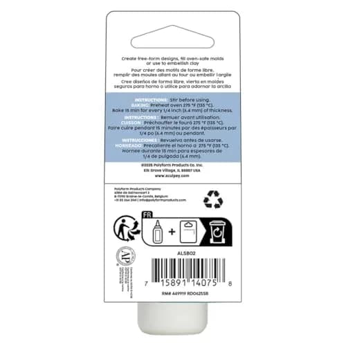 Sculpey Liquid Polymer Clay 2 oz (59 ml) Bottles | Oven-Bake Translucent Clay for Molds & Embellishments thumbnail 4