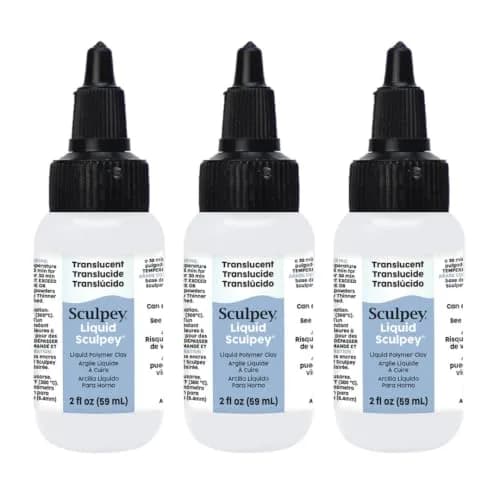 Sculpey Liquid Polymer Clay 2 oz (59 ml) Bottles | Oven-Bake Translucent Clay for Molds & Embellishments thumbnail 1