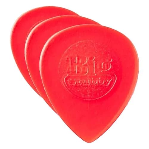 Jim Dunlop Big Stubby Pick 1.0MM | Contoured Lexan Guitar Pick for Fast Licks thumbnail 1