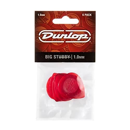 Jim Dunlop Big Stubby Pick 1.0MM | Contoured Lexan Guitar Pick for Fast Licks thumbnail 4