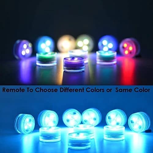 LUXJET Halloween Pumpkin Lights with Remote | Waterproof LED Tea Lights for Indoor & Outdoor Decor thumbnail 5