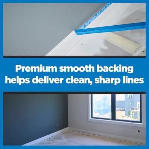 ScotchBlue PROSharp Painter's Tape 1 Inch Wide | Sharp Lines, 21 Days Removable, Indoor & Outdoor Use thumbnail 7