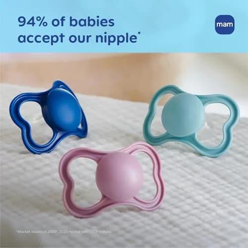 MAM Air Pacifier 6-16 Months, 48 Count (1.2 lb) | Extra Air Flow for Sensitive Skin thumbnail 4