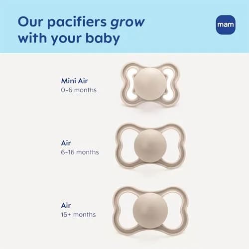 MAM Air Pacifier 6-16 Months, 48 Count (1.2 lb) | Extra Air Flow for Sensitive Skin thumbnail 5