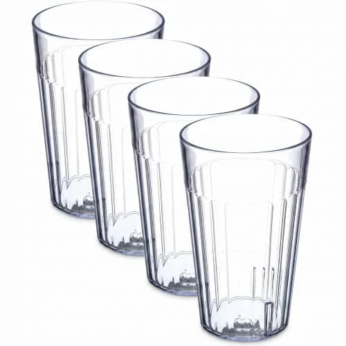 Carlisle FoodService Products Bistro Tumbler, Plastic Cups for Water or Drinks, 20 Oz | Durable, BPA-Free, Dishwasher Safe thumbnail 1