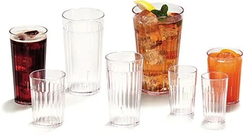 Carlisle FoodService Products Bistro Tumbler, Plastic Cups for Water or Drinks, 20 Oz | Durable, BPA-Free, Dishwasher Safe thumbnail 7