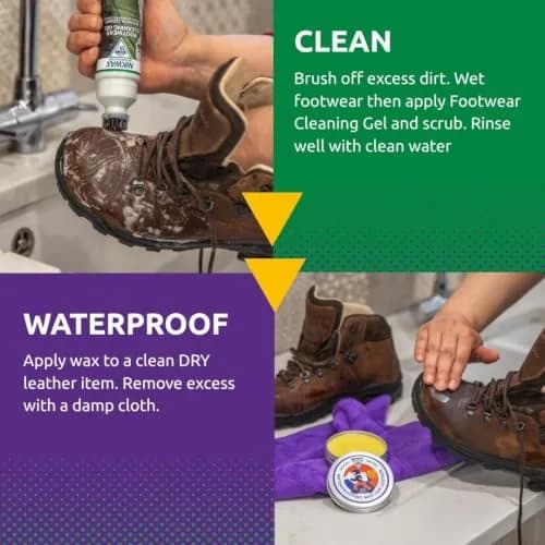 Nikwax Waterproofing Wax for Leather 2.8 Ounce | Water Repellency & Leather Care thumbnail 4