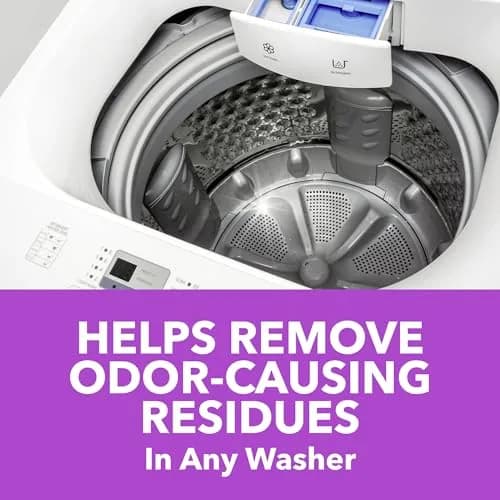 OxiClean Washing Machine Cleaner with Odor Blasters, 4 Count Pouches (Pack of 8) | Cleans Residues & Eliminates Odors thumbnail 2