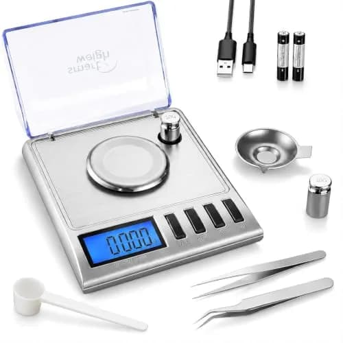 Smart Weigh GEM30 Milligram Jewelry Scale 30g x 0.001g | Professional Precision for Gold, Gems, Medicine & Lab thumbnail 1