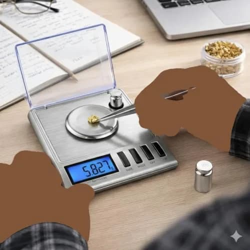 Smart Weigh GEM30 Milligram Jewelry Scale 30g x 0.001g | Professional Precision for Gold, Gems, Medicine & Lab thumbnail 9