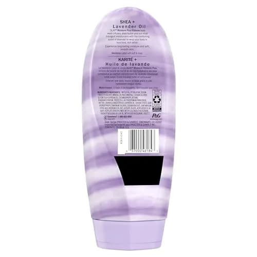Olay Moisture Ribbons Plus Shea Butter & Lavender Oil Body Wash 18 Fl Oz (Pack of 4) | Indulgent Moisturizing Formula for All Skin Types thumbnail 8