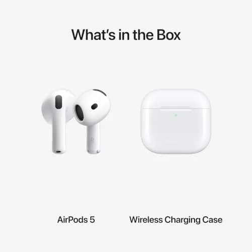 Apple AirPods 5 with Active Noise Cancellation & Wireless Charging Case | IP57 Dust & Water Resistant, 5h Playtime thumbnail 9