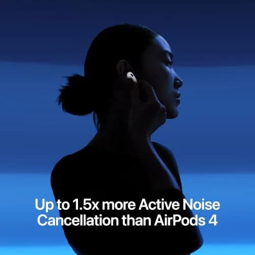 Apple AirPods 5 with Active Noise Cancellation & Wireless Charging Case | IP57 Dust & Water Resistant, 5h Playtime thumbnail 4