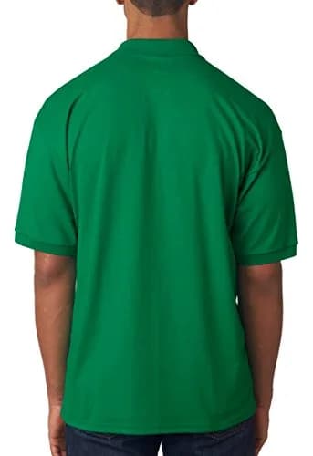 Gildan G8800 Adult 6 oz DryBlend Polo Shirt White | 50/50 Cotton-Polyester, Casual Fit thumbnail 3