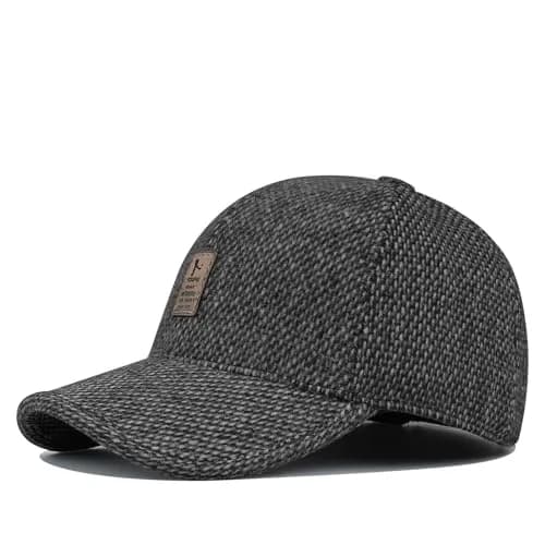 CLAPE Winter Baseball Cap | Unisex Wool Cotton Polyester Sporty Hat thumbnail 9