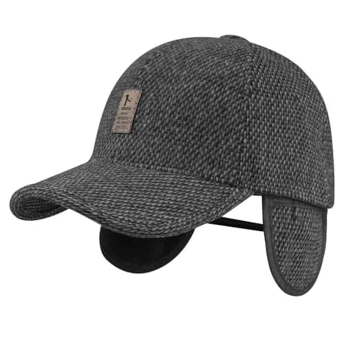 CLAPE Winter Baseball Cap | Unisex Wool Cotton Polyester Sporty Hat thumbnail 2