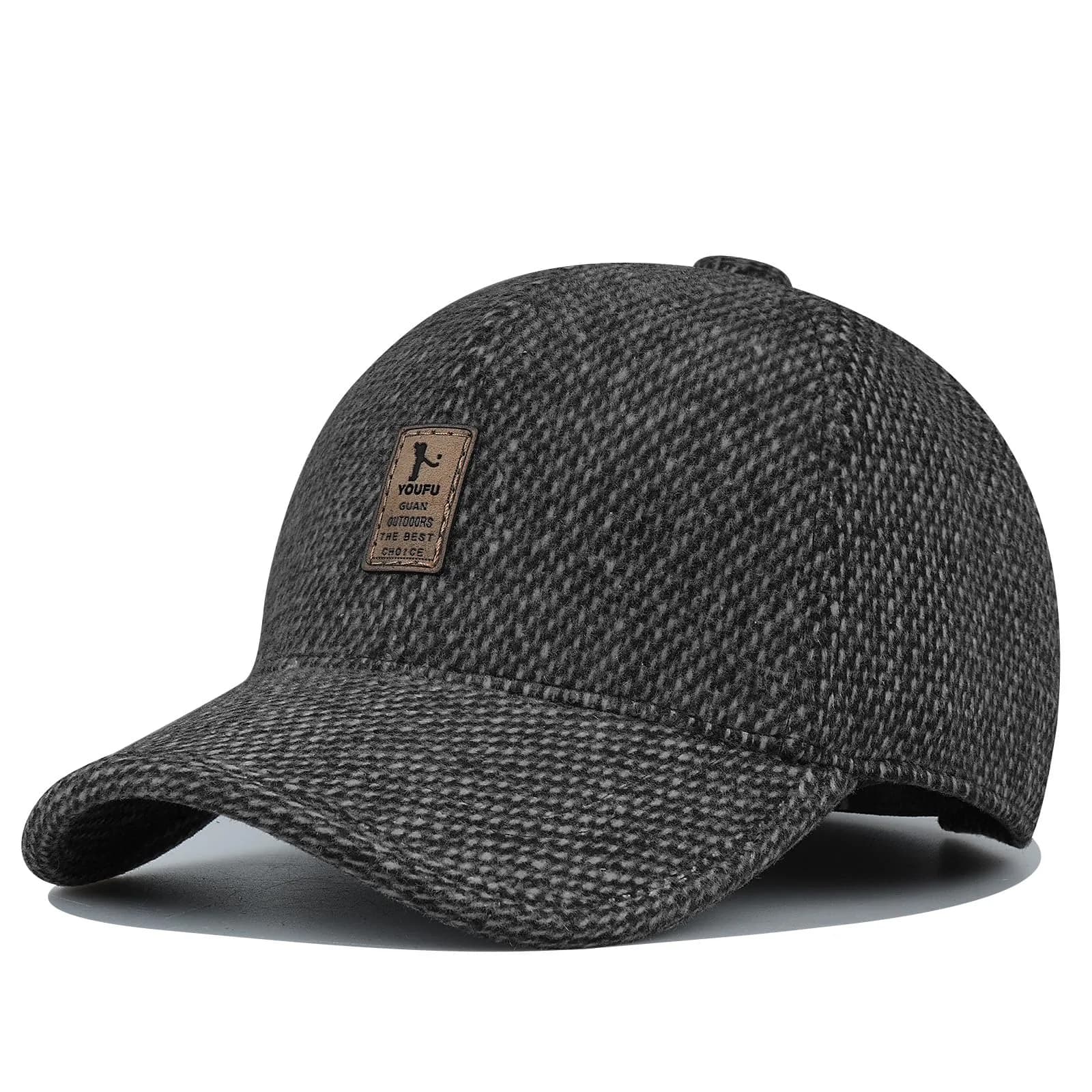 CLAPE Winter Baseball Cap | Unisex Wool Cotton Polyester Sporty Hat - main product image