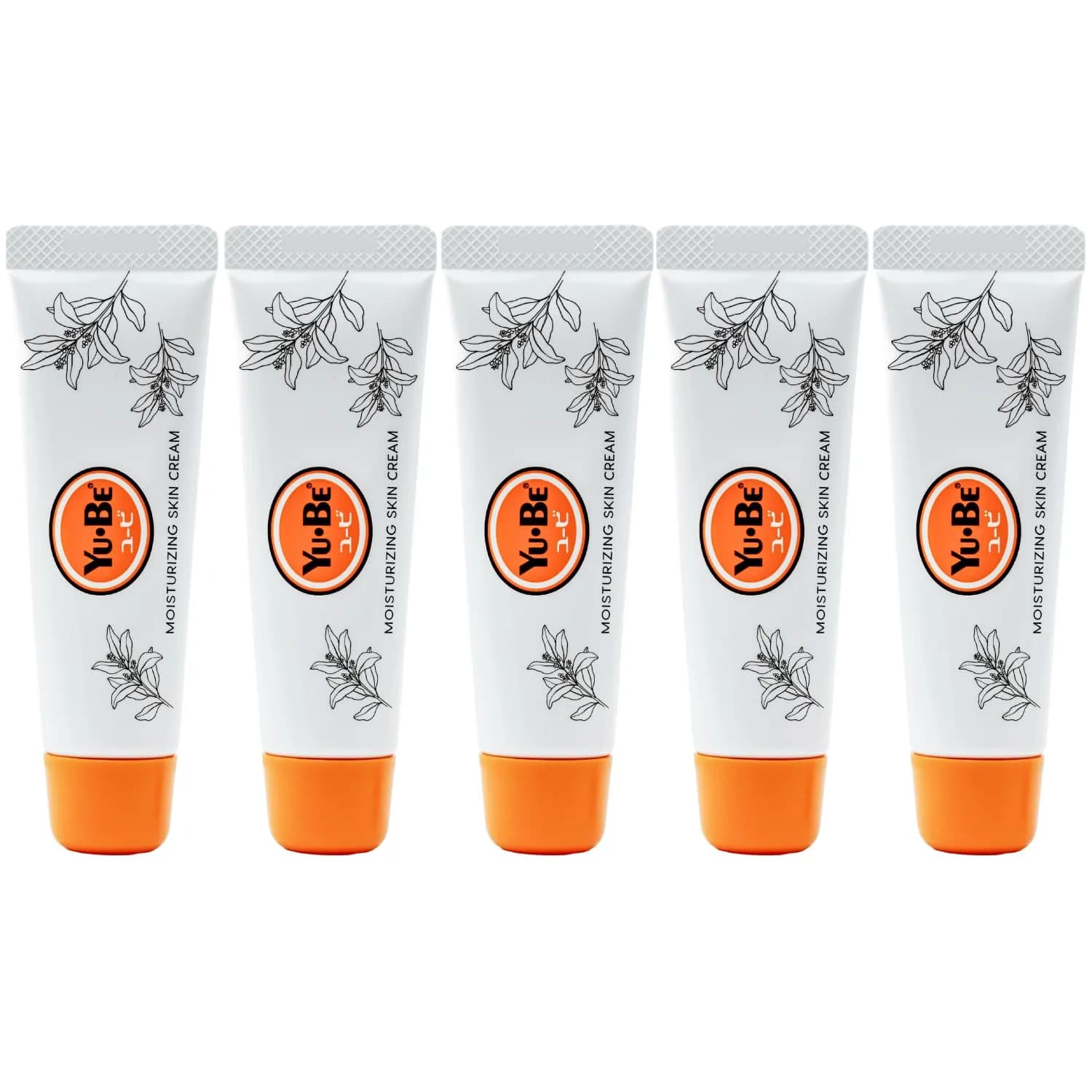 Yu-Be Moisturizing Skin Cream (5 Pack) | Hydrating, Soothing for Dry Skin & Hands
