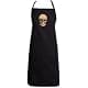 DII Happy Halloween Collection Goth Style Spooky Kitchen Apron, One Size, Gold Skull | Festive Halloween Apron for Men & Women thumbnail 1
