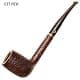 Savinelli Bing's Collection - Long Straight Billiard (Rustic Finish) | Handcrafted Italian Briar Pipe thumbnail 5