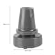 Pongnas Rubber Cane Tip Pad 2.2cm | 360° Rotating, Anti-Slip, Steel Support thumbnail 5