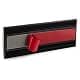 GlossyEnd Black Aluminum Wall Mount Name Plate Holder 8" x 3" | Elegant Office Sign with Adhesive Tape thumbnail 4