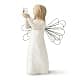 Willow Tree Angel of Freedom Sculpted Hand-Painted Figurine 5x5 in Natural, Inspirational, Hand-Carved thumbnail 1
