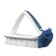 Unger 2-in-1 Bath and Tile Scrubber Brush Tool, 1 Count | Rounded Bristles for Bathroom Scrubbing thumbnail 1