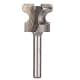 Walfront Finger Pull Bit 1/4in Round Shank Carbide Center Point Drill Bit for Drawer Pull Router Slotting in Cork Wood Hardwood Veneer Keyholes | Accurate Positioning thumbnail 1