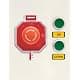 QWORK Emergency Stop Button Cover, 4 Pack Plastic Switch Protector, Impact Dust UV Resistant | Add Safety thumbnail 3