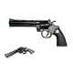 LALAPORT Colt Python Foam Replica Revolver 11.5” Black | Iconic Movie & Game Prop thumbnail 1