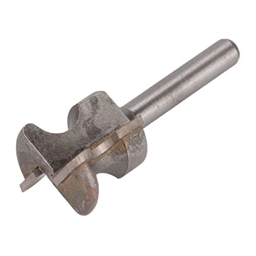 Walfront Finger Pull Bit 1/4in Round Shank Carbide Center Point Drill Bit for Drawer Pull Router Slotting in Cork Wood Hardwood Veneer Keyholes | Accurate Positioning - view 8