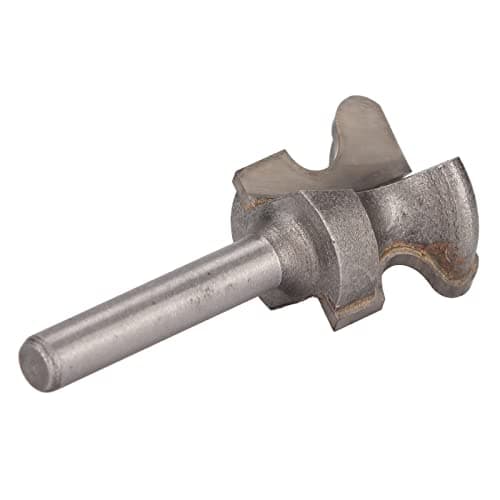 Walfront Finger Pull Bit 1/4in Round Shank Carbide Center Point Drill Bit for Drawer Pull Router Slotting in Cork Wood Hardwood Veneer Keyholes | Accurate Positioning - view 9