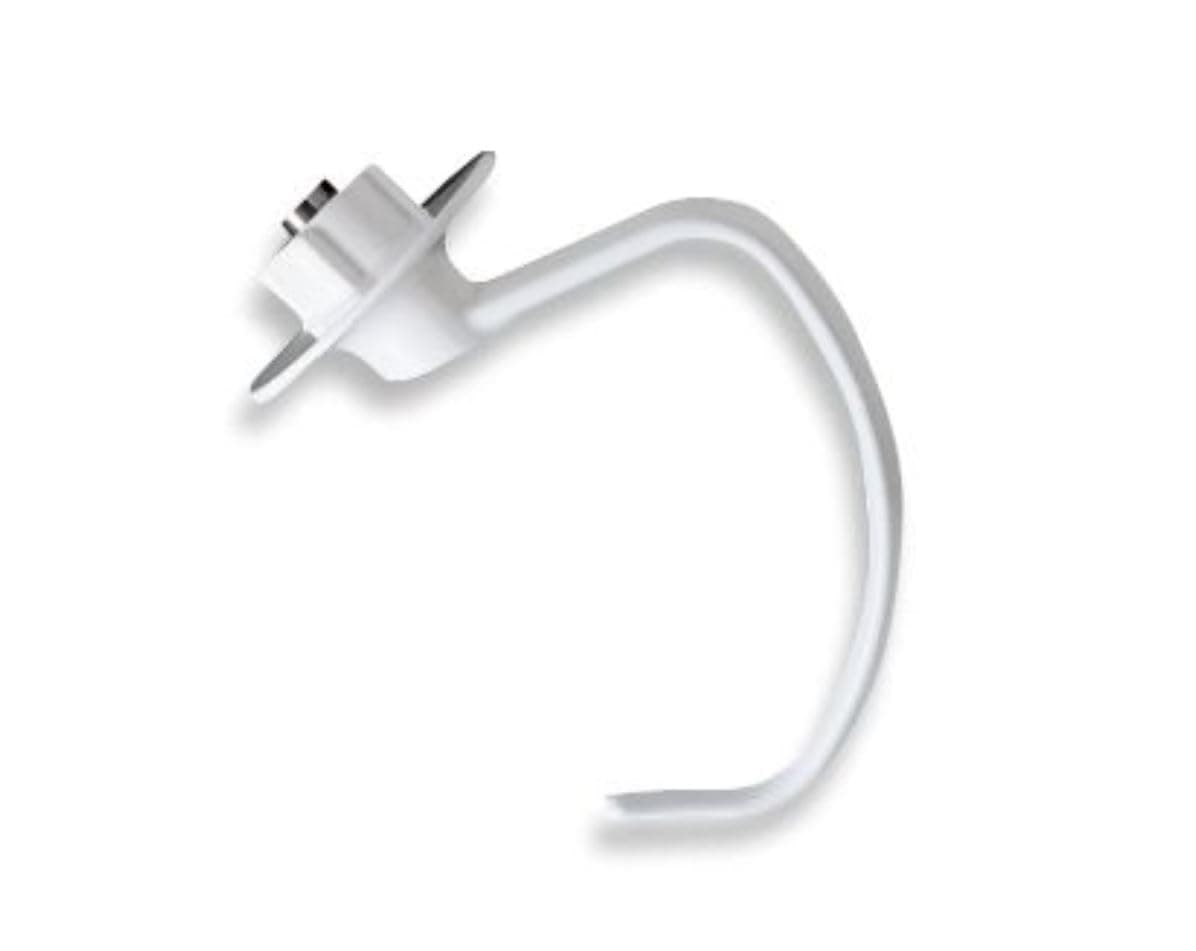 KitchenAid K45DH Dough Hook Replacement for KSM90 and K45 Stand Mixer | Dishwasher Safe, Metal, White - view 2