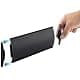 GlossyEnd Black Aluminum Wall Mount Name Plate Holder 8" x 3" | Elegant Office Sign with Adhesive Tape thumbnail 3