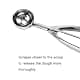 Saebye Large Cookie Scoop 3 Tbsp | Heavy Duty Stainless Steel Kitchen Tool thumbnail 6