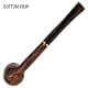 Savinelli Bing's Collection - Long Straight Billiard (Rustic Finish) | Handcrafted Italian Briar Pipe thumbnail 4