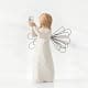 Willow Tree Angel of Freedom Sculpted Hand-Painted Figurine 5x5 in Natural, Inspirational, Hand-Carved thumbnail 2