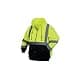 Pyramex RSZH32 Series Sweatshirt Size 3X Large | Hi-Vis Lime Zipper with Black Bottom thumbnail 1