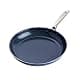 Blue Diamond 12" Diamond Infused Ceramic Nonstick Frying Pan Skillet, Blue | Diamond-Infused Ceramic Coating for Durability thumbnail 1
