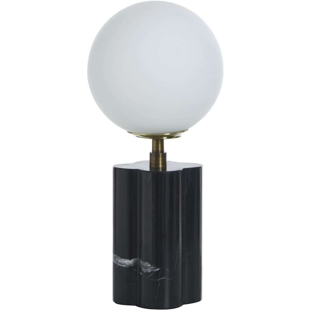 Stylecraft Home Collection TDL212134DS Eleanora - 2 Light Table Lamp-17 Inch Tall and 16 Inch Wide, Finish Color: Hammered Steel | Contemporary Glam — Black Marble