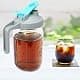 GMSWEET Mason Jar Pitcher 32 Oz Wide Mouth with Handle & Pour Spout | Leakproof Glass Jug for Cold Brew & Lemonade thumbnail 5