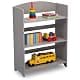 Delta Children MySize Bookshelf - Greenguard Gold Certified, Grey | Kid-Sized, Sturdy Wood Bookcase for Kids thumbnail 1